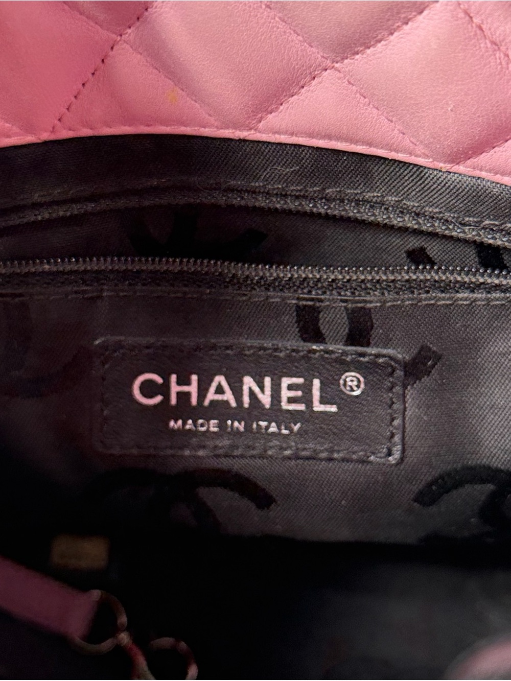 Chanel Vintage Mini Cambon Logo Tote in Pink - Picture 12 of 13